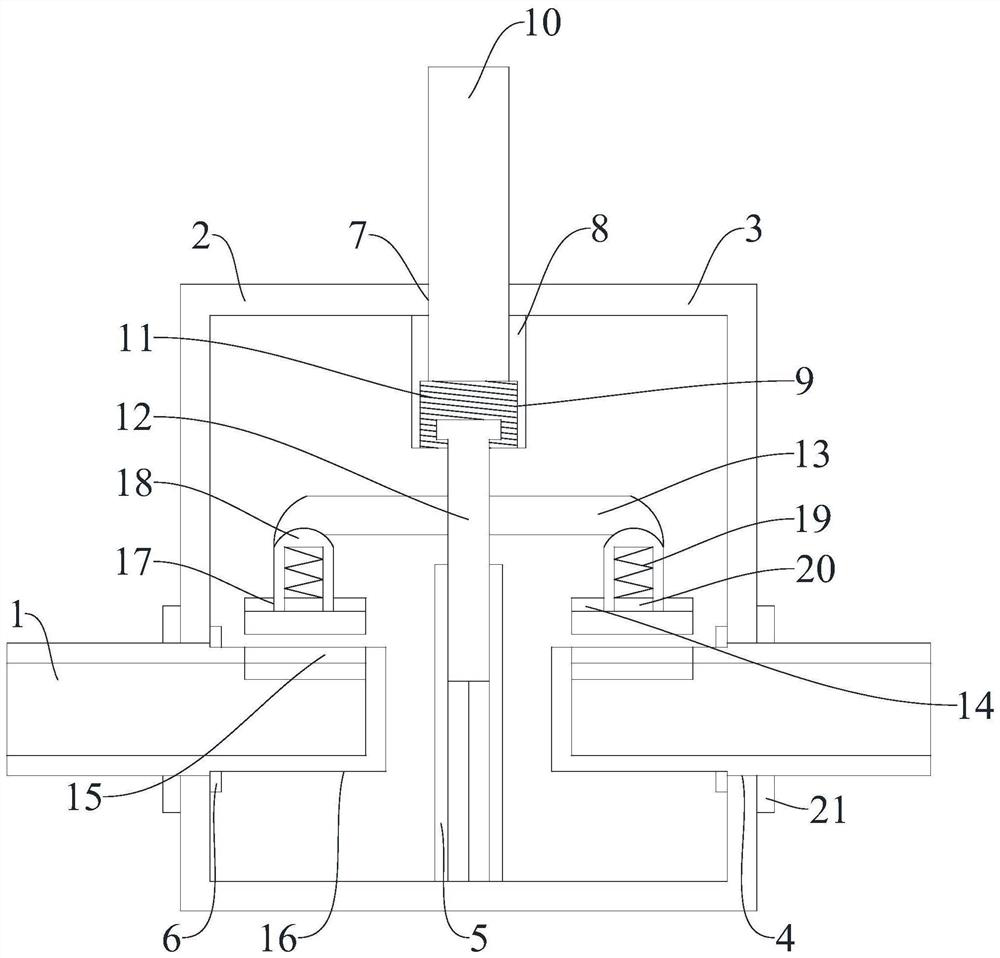 Quick-release type safety control mechanism for valve body