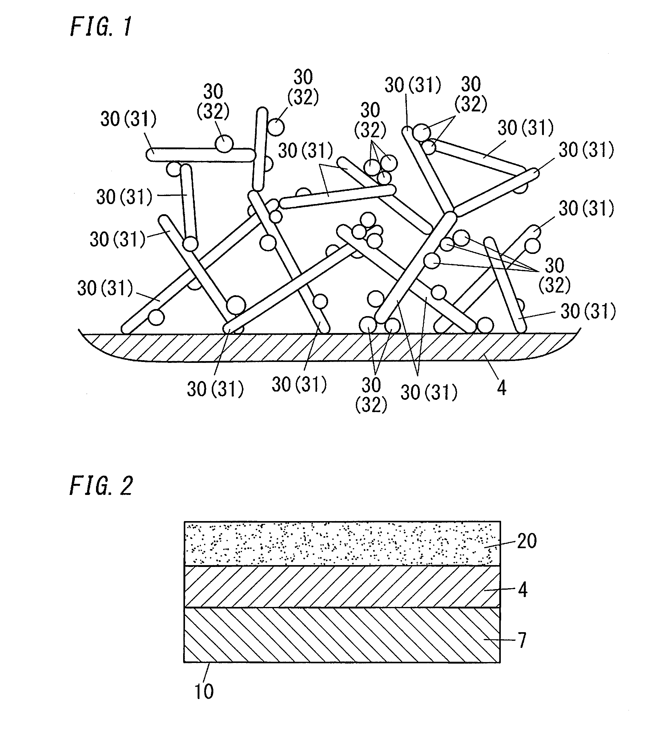 Electrode composite and photoelectric element equipped therewith