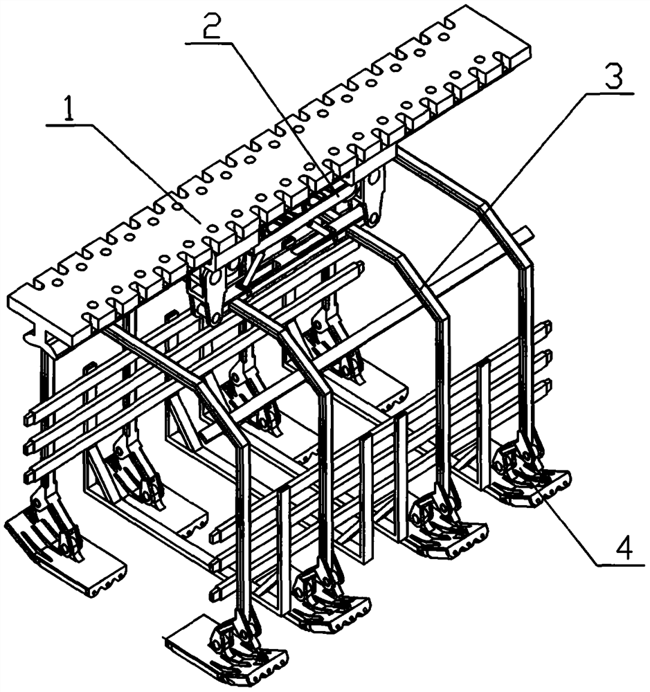 A track-type underground mechanical and electrical equipment transportation device