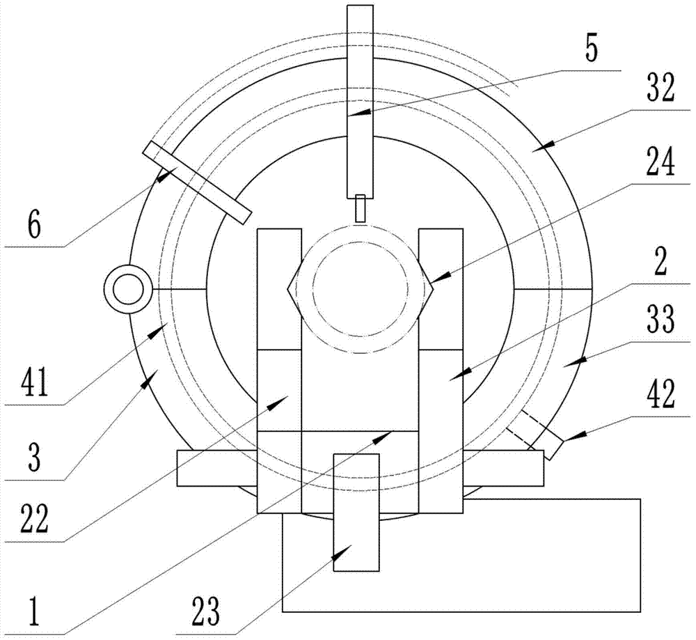 An automatic welding and painting device for pipes