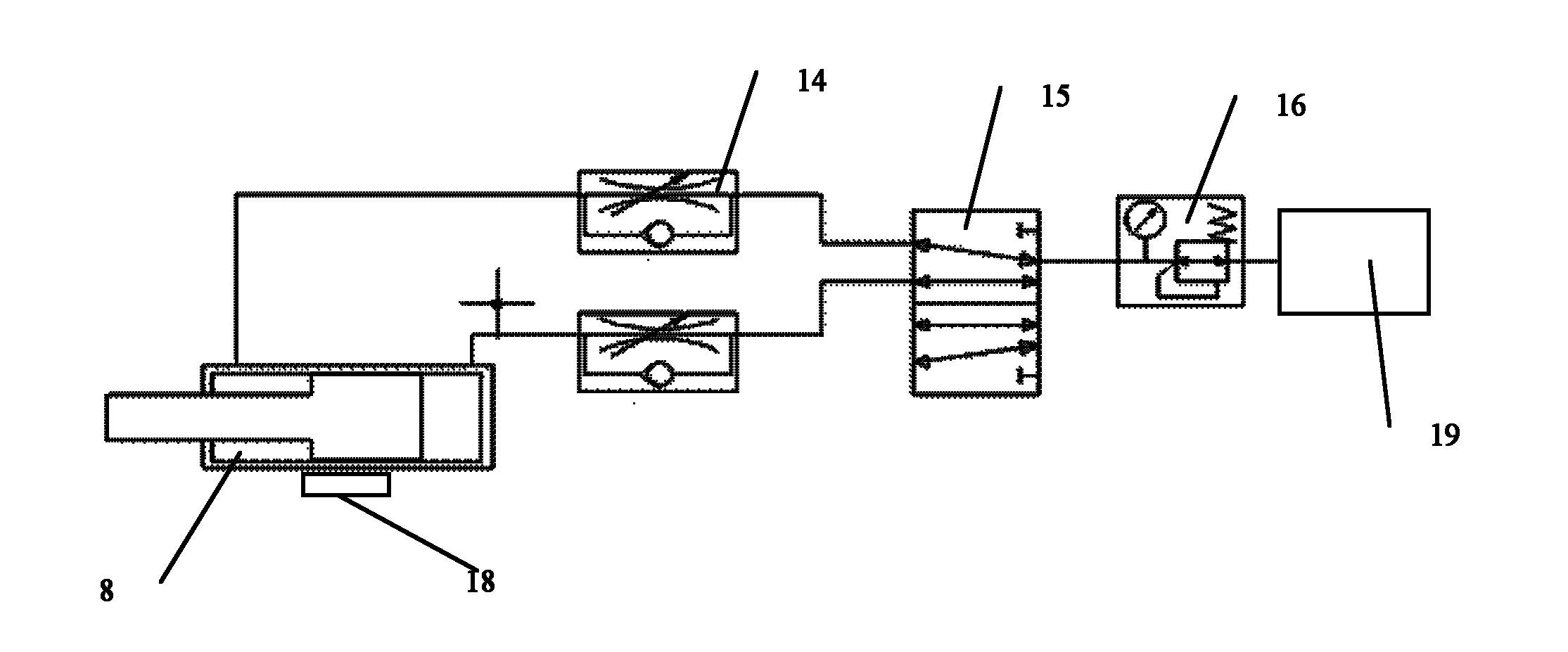 Wiring harness stretch performance detection device