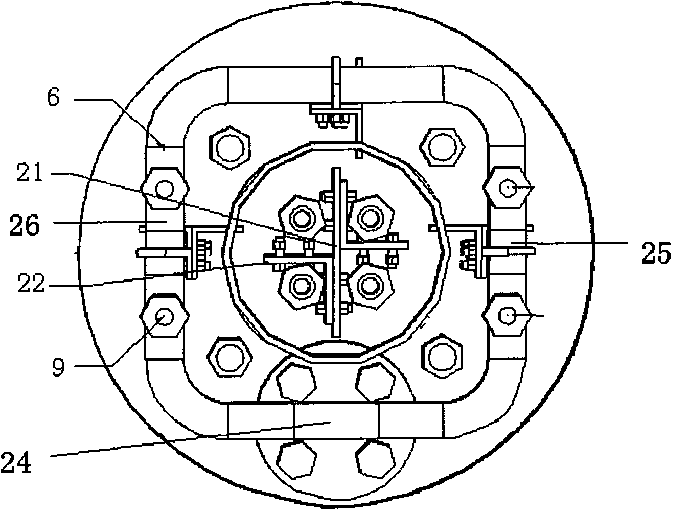 High-pressure water spray end equipment