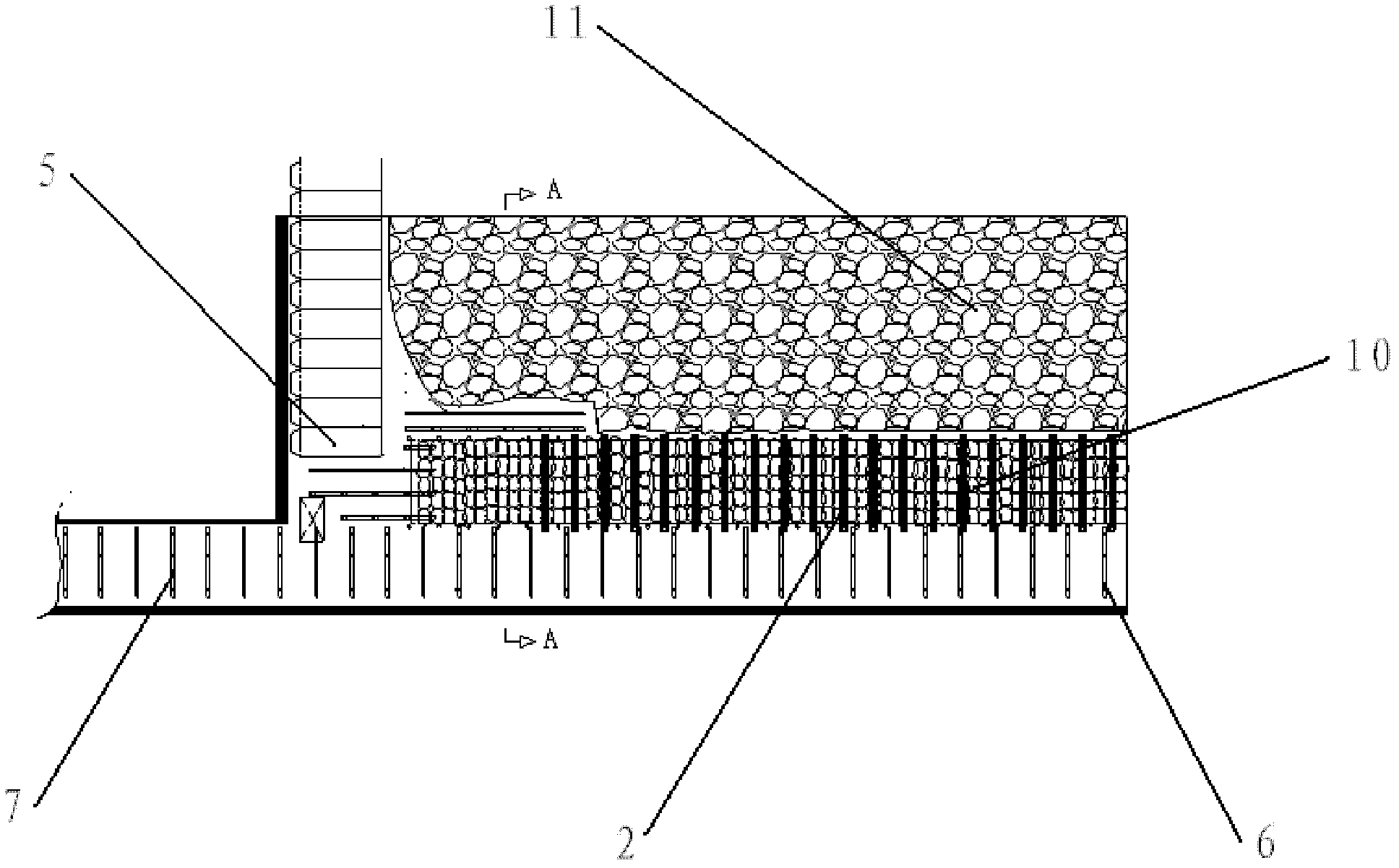 Gob-side entry retaining method for anchor bolt network gangue bag wall body for coal mining without pillars