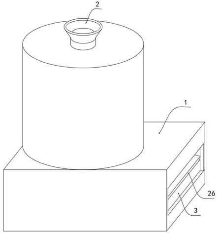 A vegetable market garbage shredder