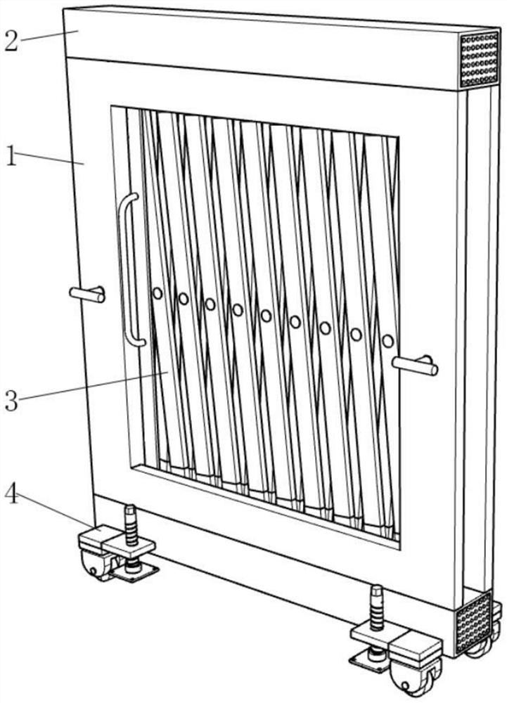 Safety protection device for building construction and operation method