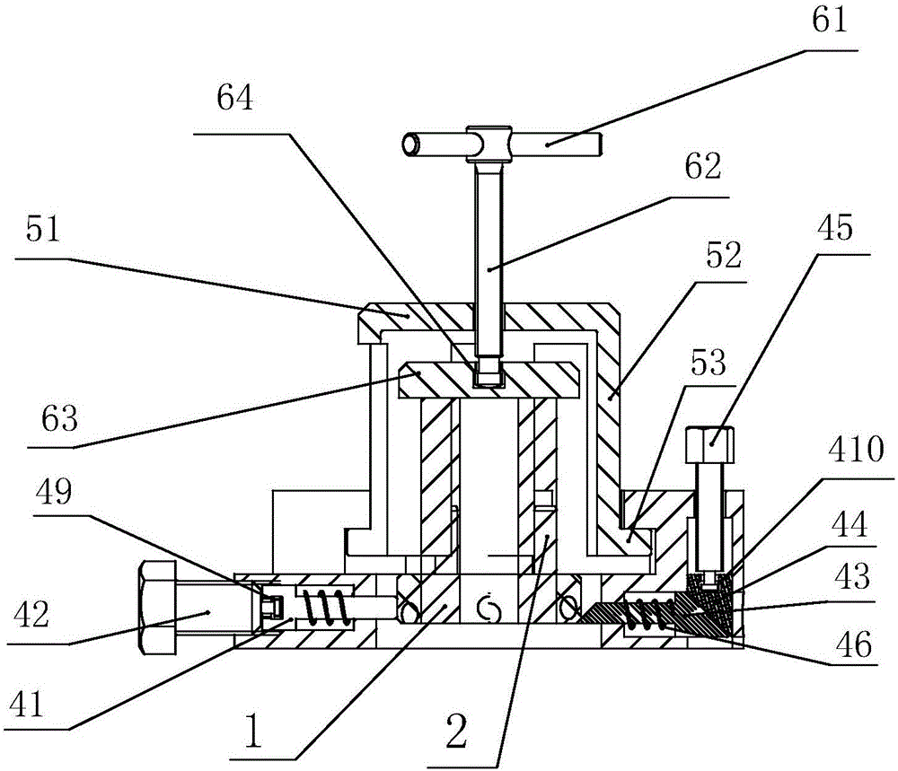 Bearing detachment device