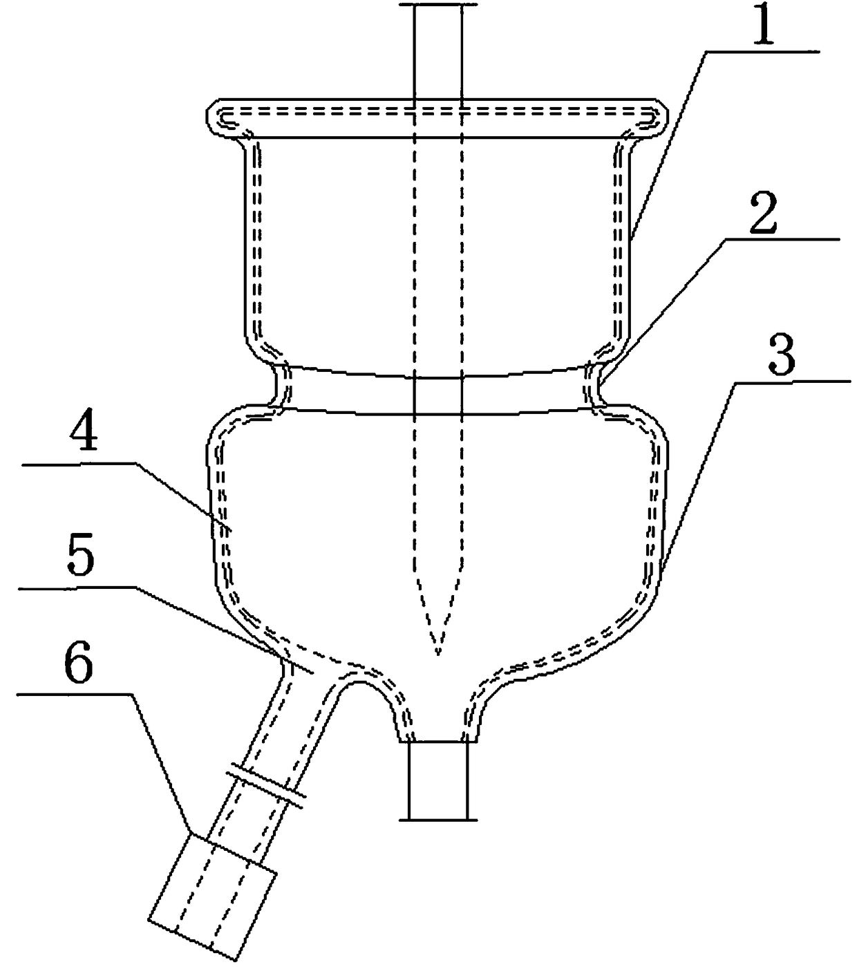 A male urinal