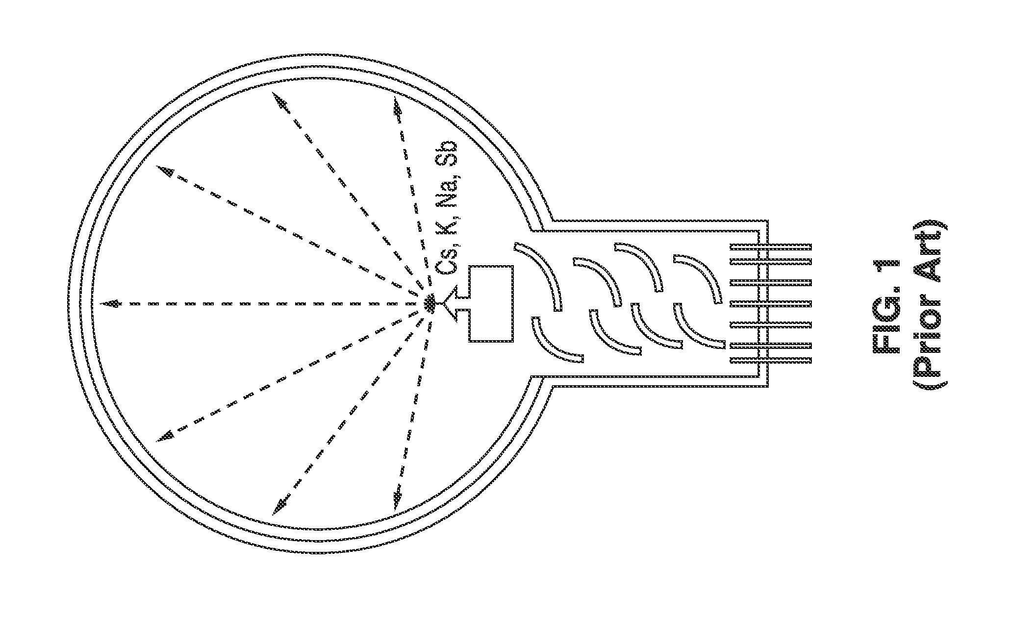 Vacuum photosensor device with electron lensing