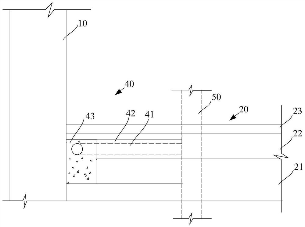 Drainage device and construction method for water seepage at joints of deep foundation pit enclosure structure