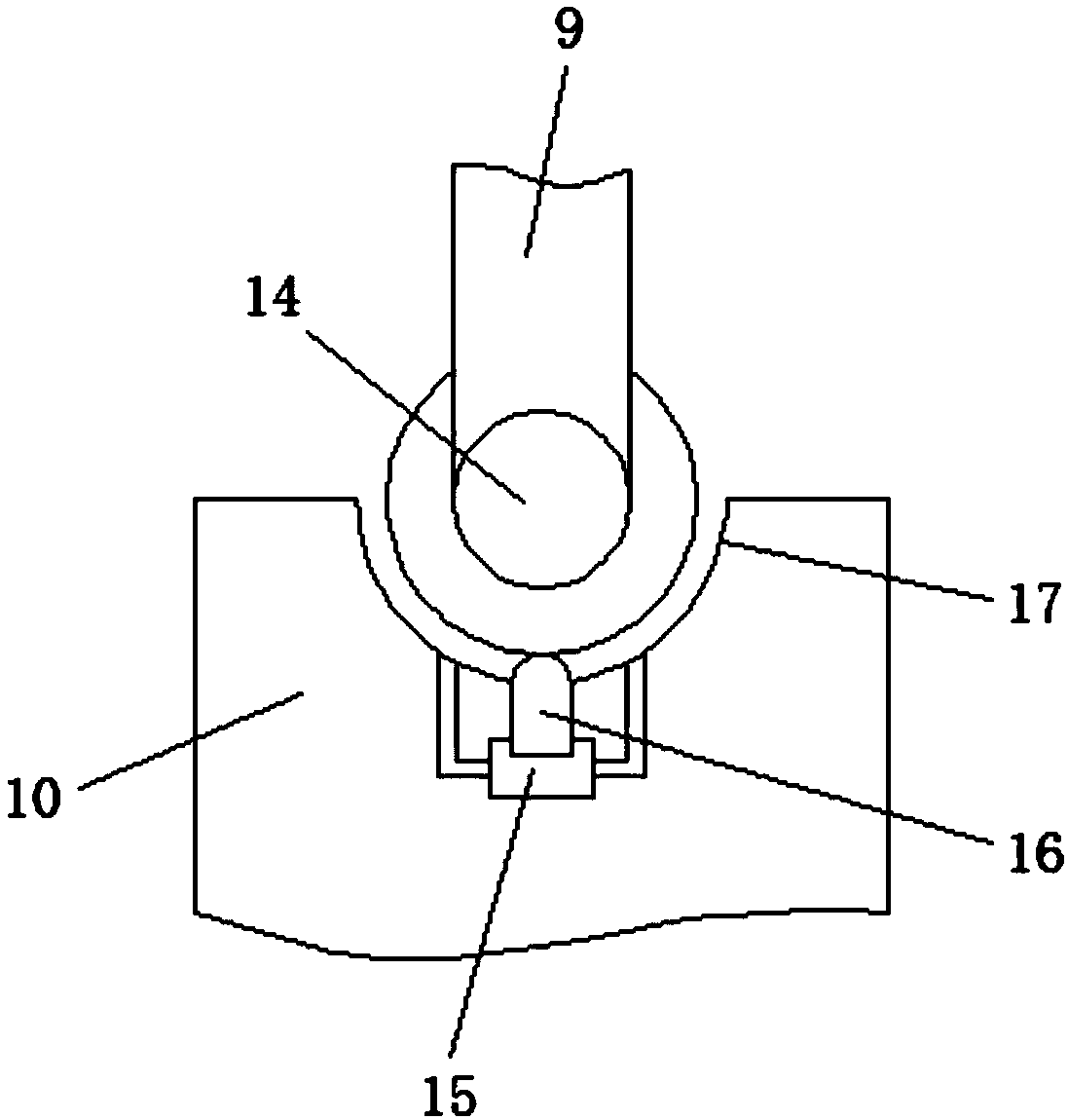 Placing frame for storing molybdenum rod electric heating element