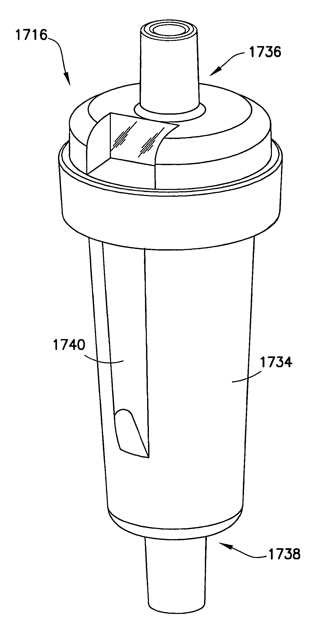Fluid delivery system having a fluid level sensor and a fluid control device for isolating a patient from a pump device