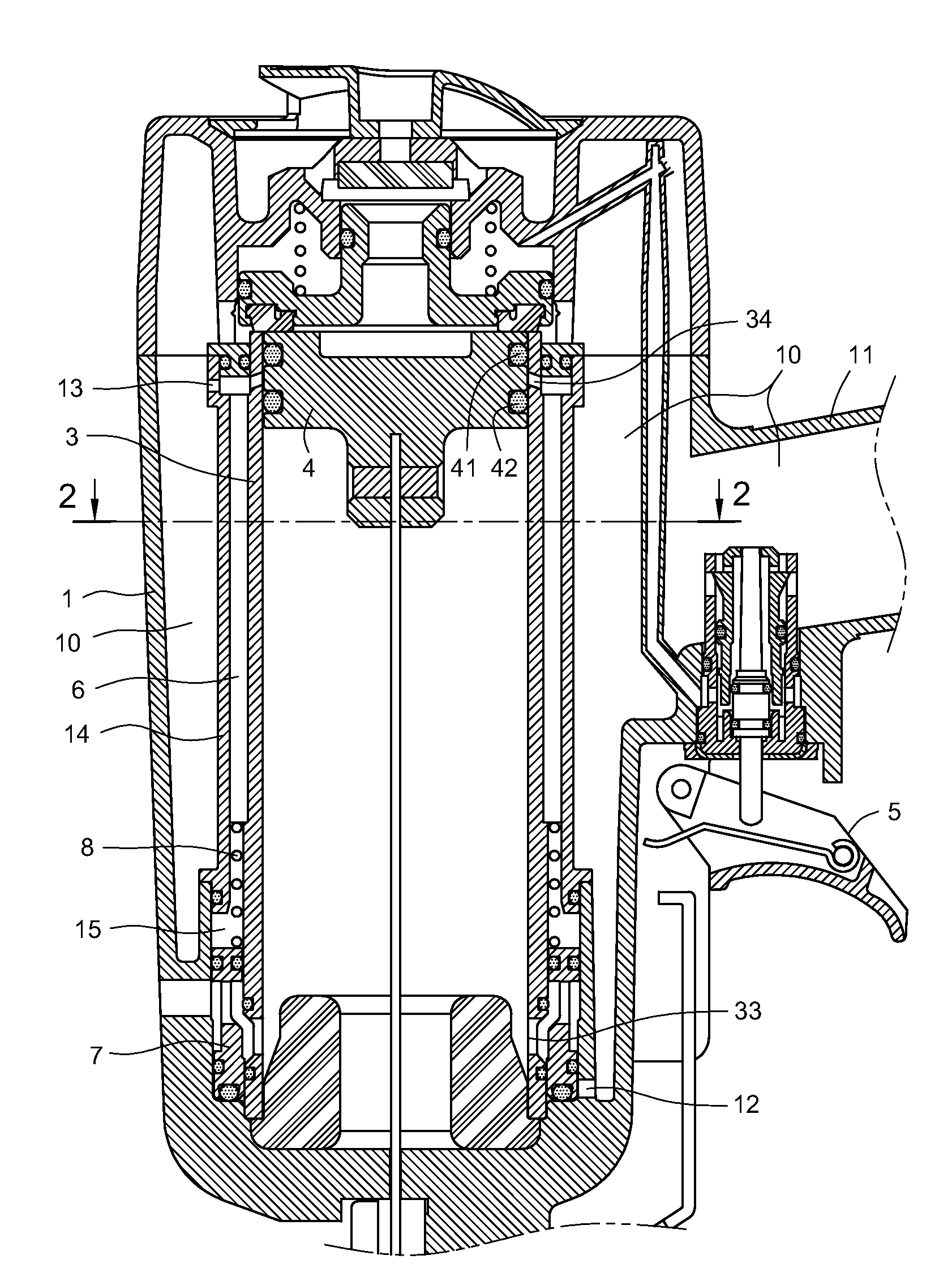 Pneumatic nail gun