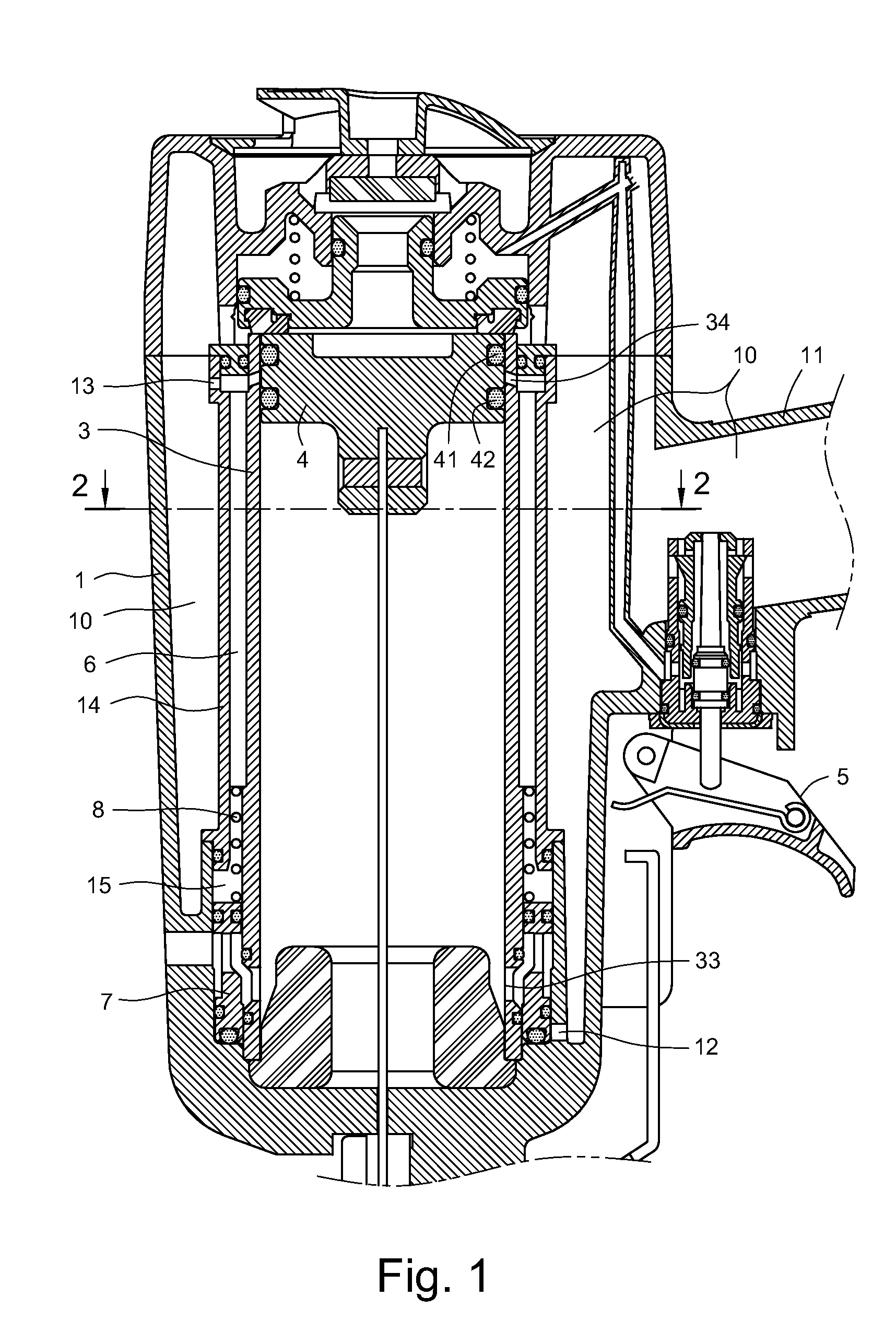 Pneumatic nail gun