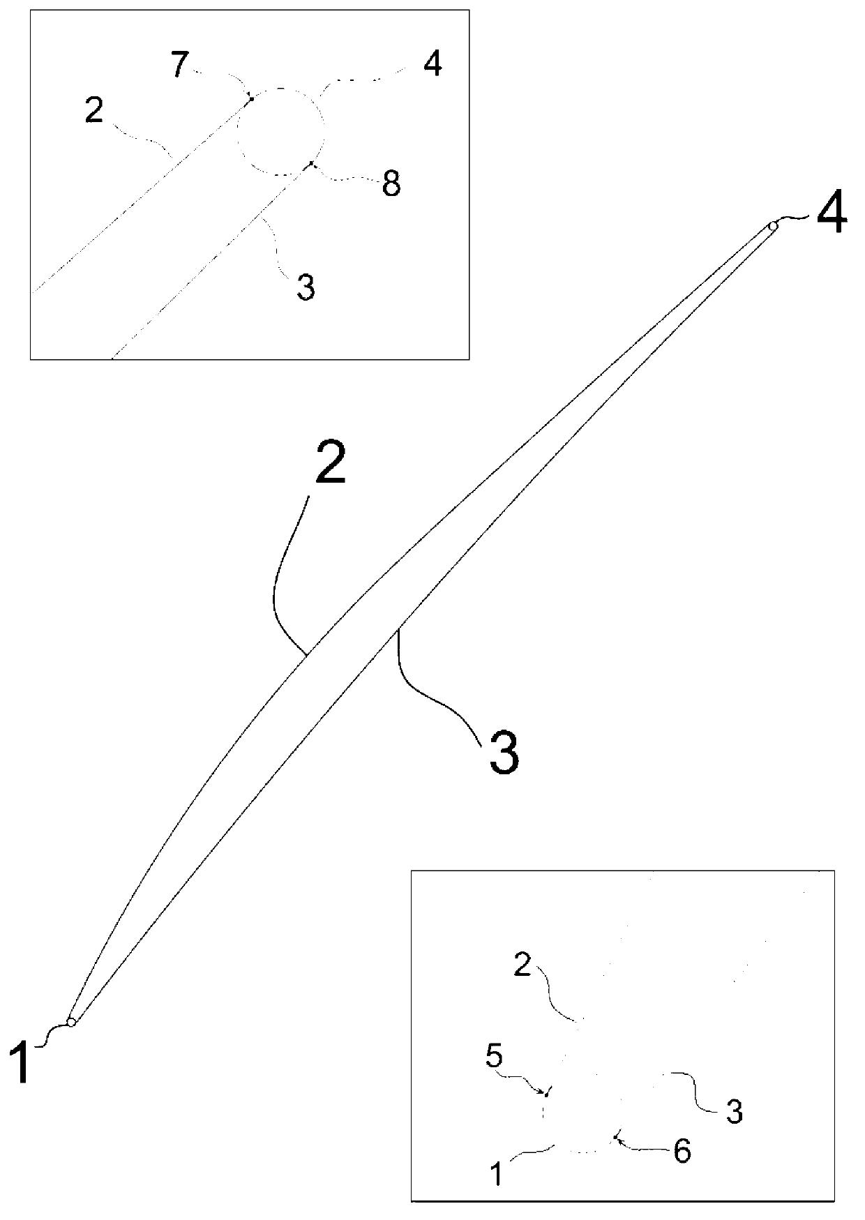 CAD (Computer-Aided Design) aided design method of controllable diffused blade profile with curvature continuity