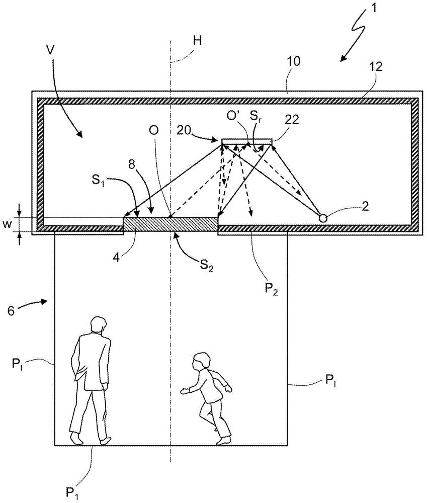Artificial lighting system for simulating natural lighting