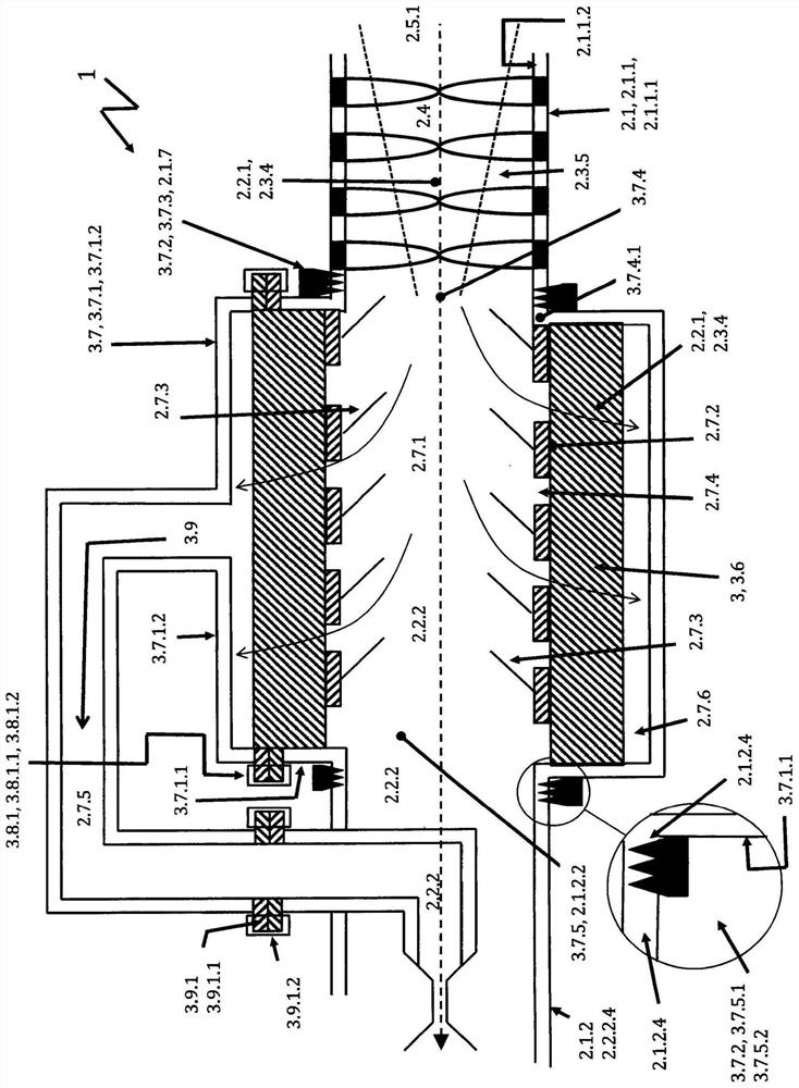 Particle filter with ultrasound device