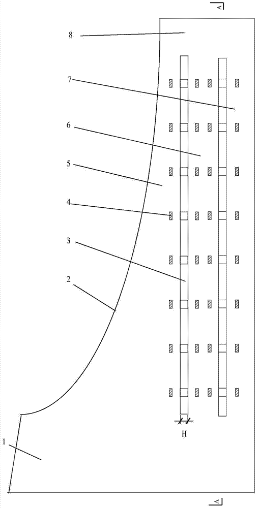 Energy-dissipation speed-reduction anti-collision guardrail for purifying air and processing method thereof