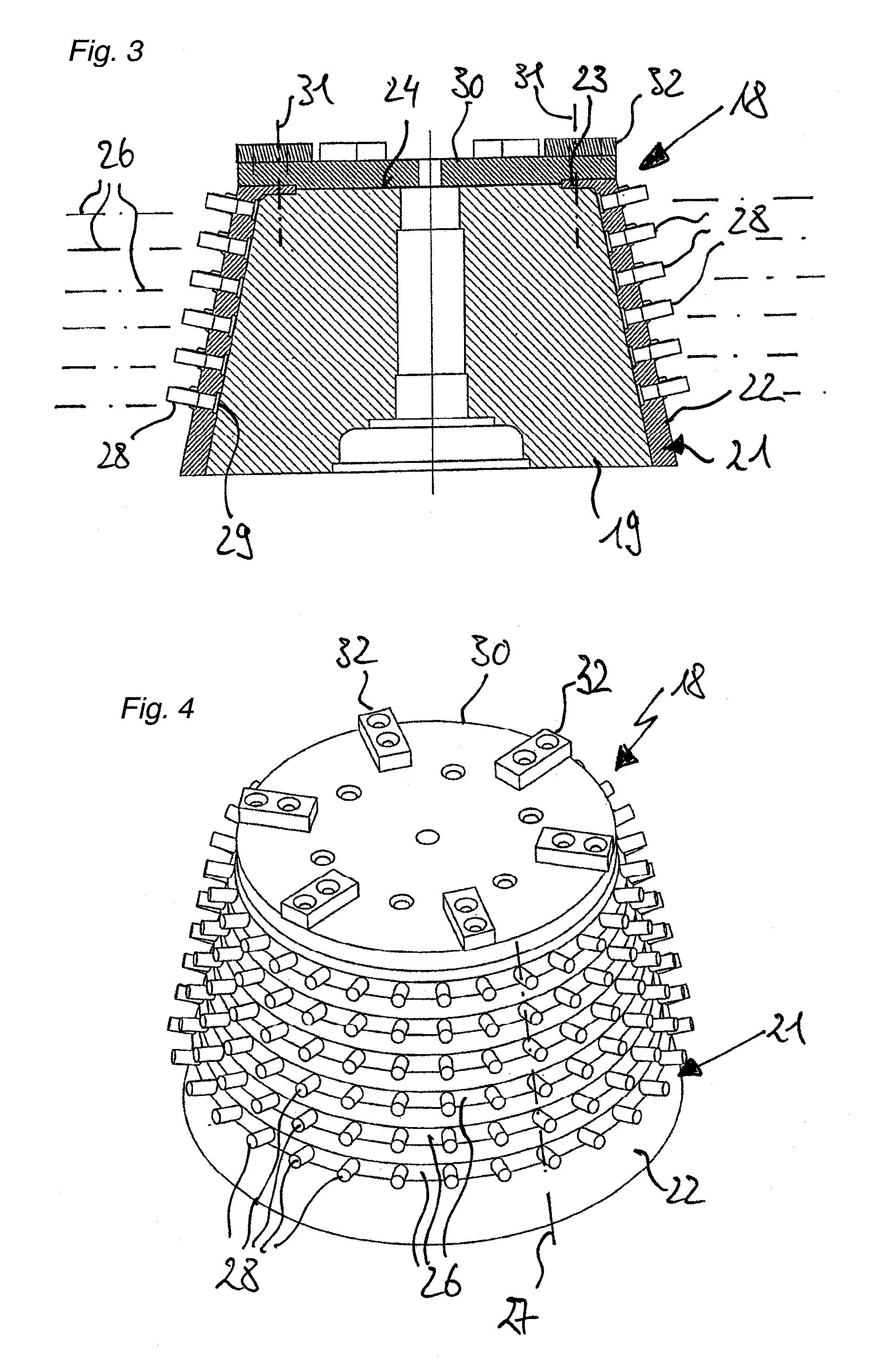 Device for comminuting input material