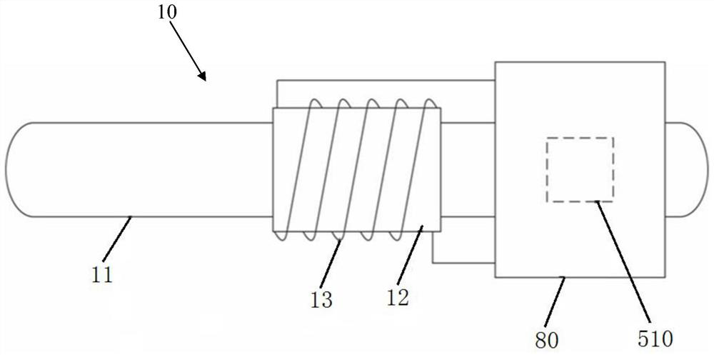 Self-powered monitoring system for wiring pile head of transformer