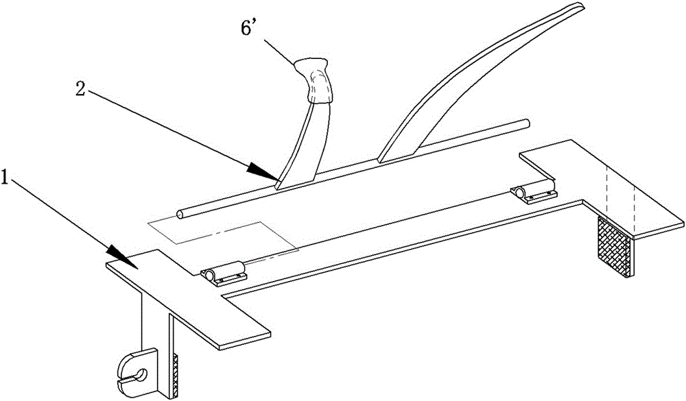 Simple type cushion overturning and driving device of parallel-edge toilet and flipping fixing seat