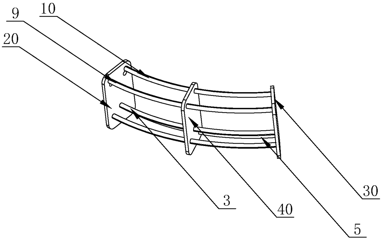 Thread breaking stopping device of plastic circular weaving machine