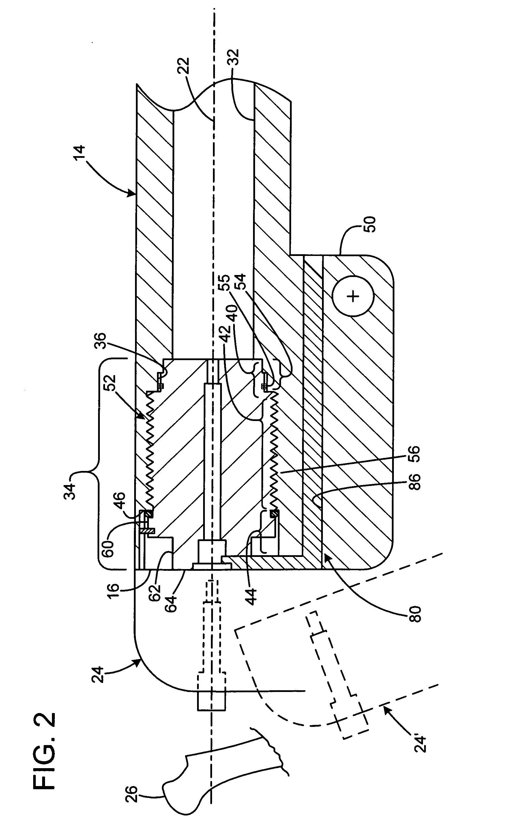 Lubricating apparatus for a threaded rifle breech