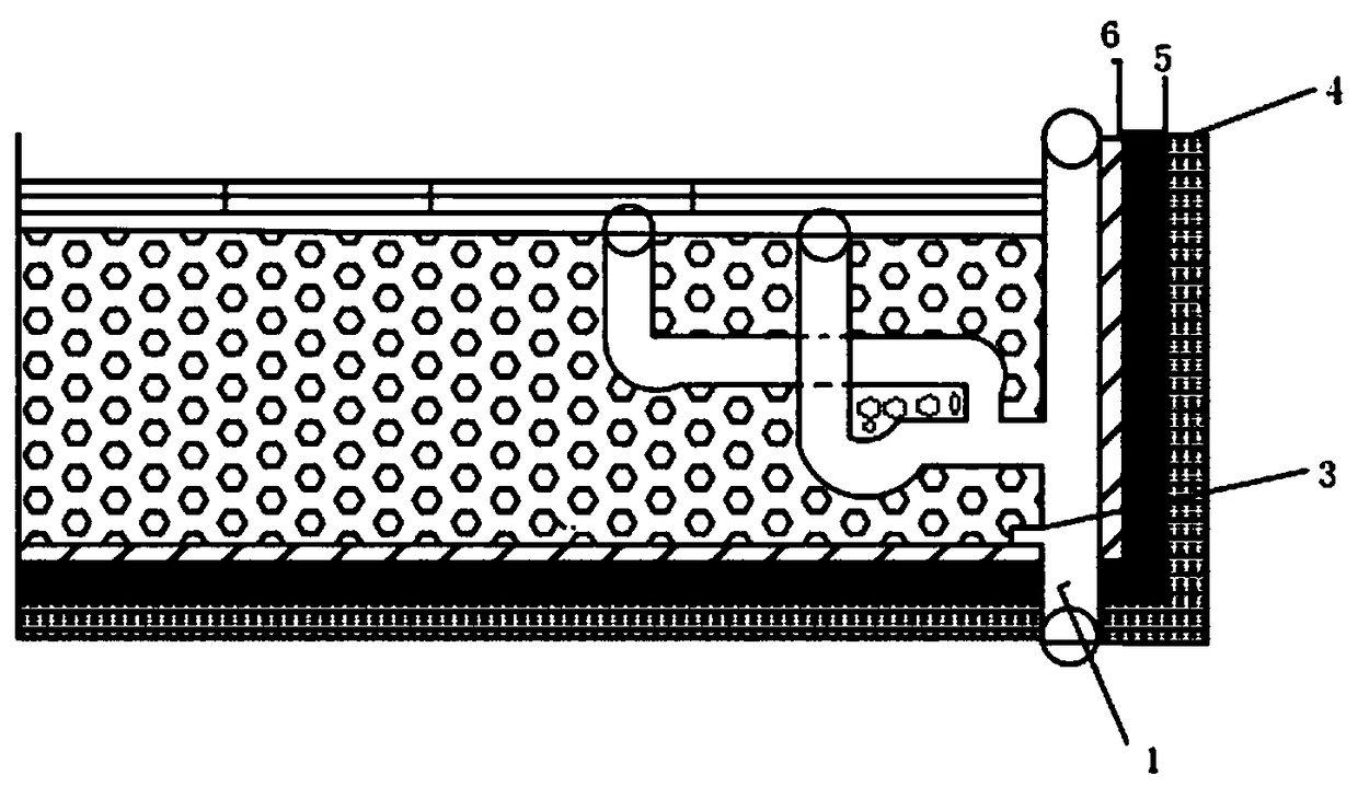 Plant fermentation drain valve for concealed conduit of caisson type bathroom