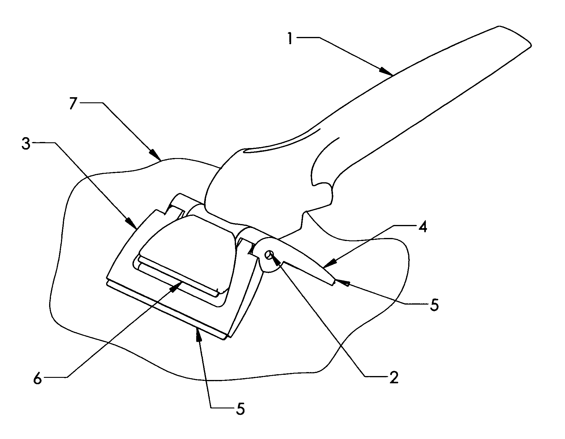Two blade scraping device