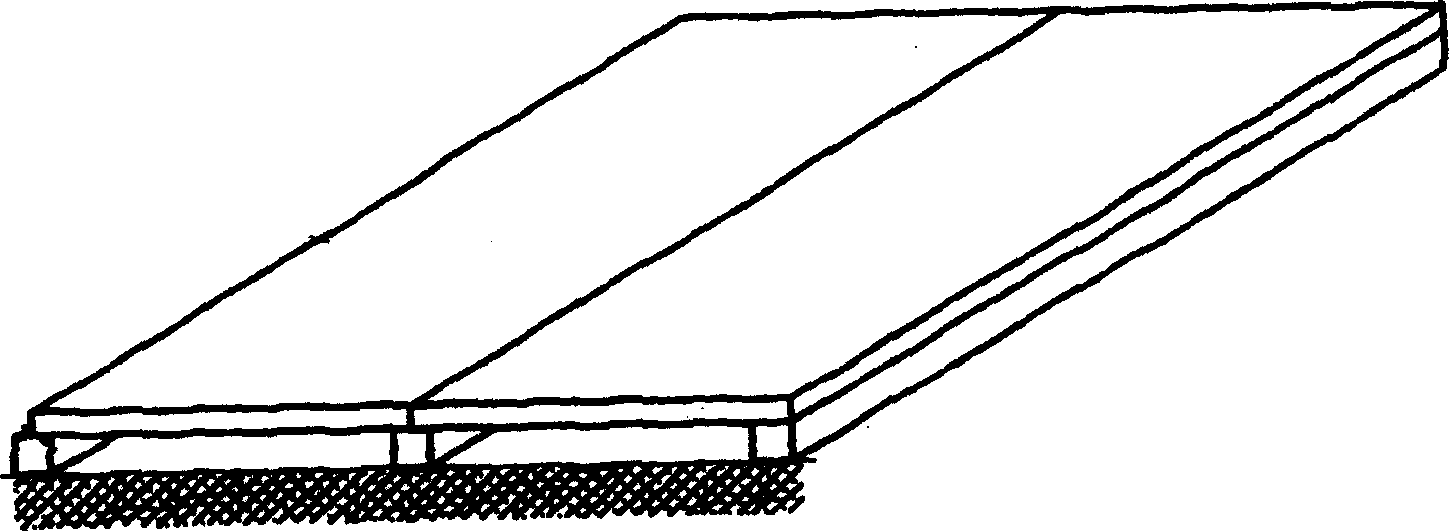 Movable floor block and support keel, and movable floor system composed of them