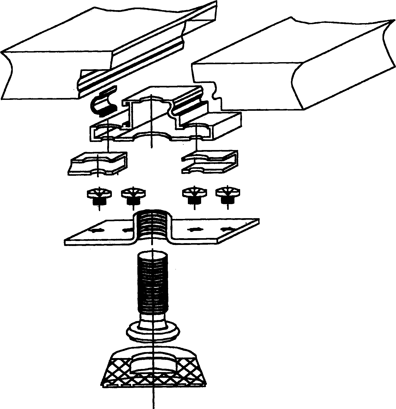 Movable floor block and support keel, and movable floor system composed of them