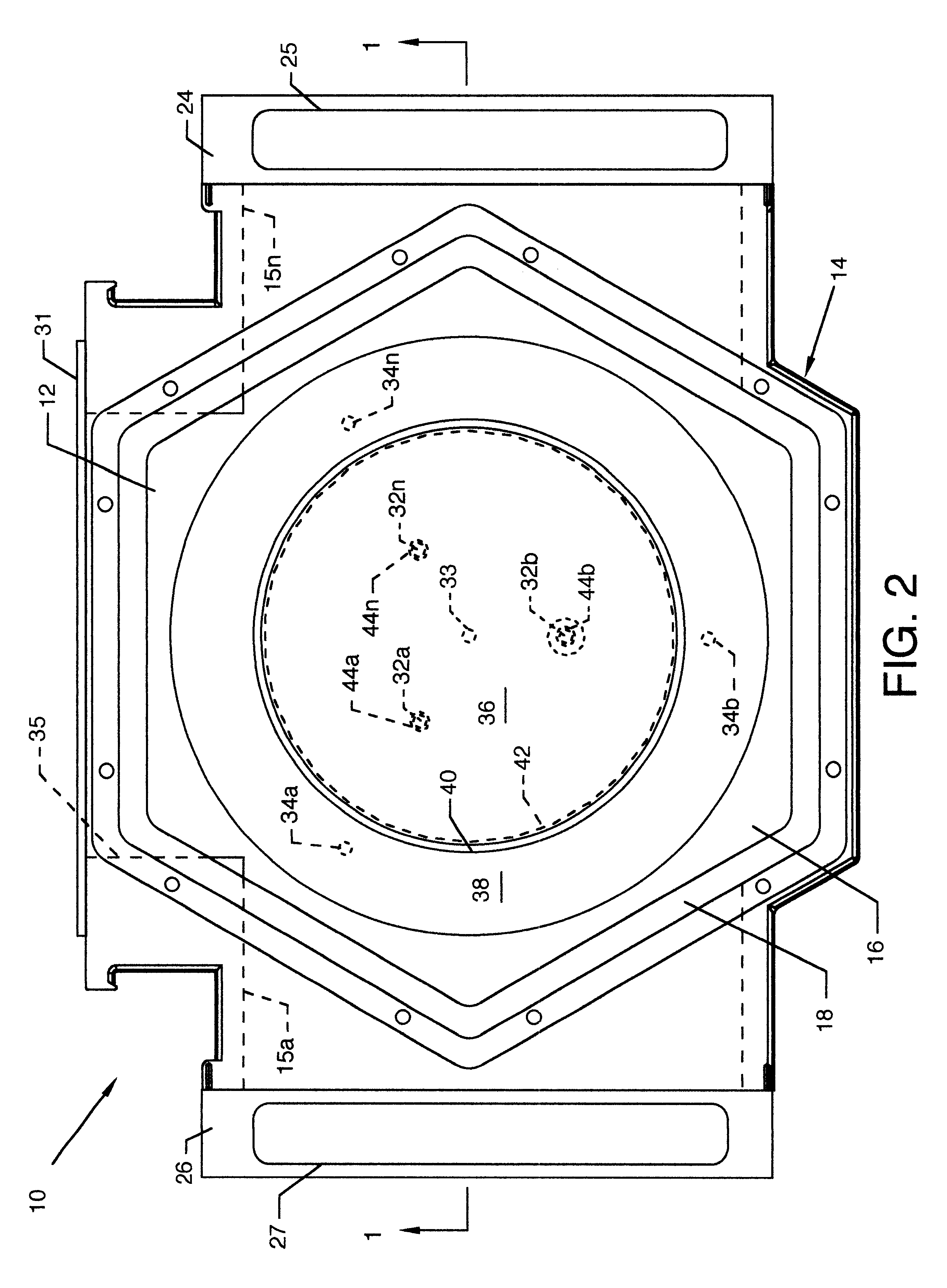 Method and apparatus for uniform direct radiant heating in a rapid thermal processing reactor