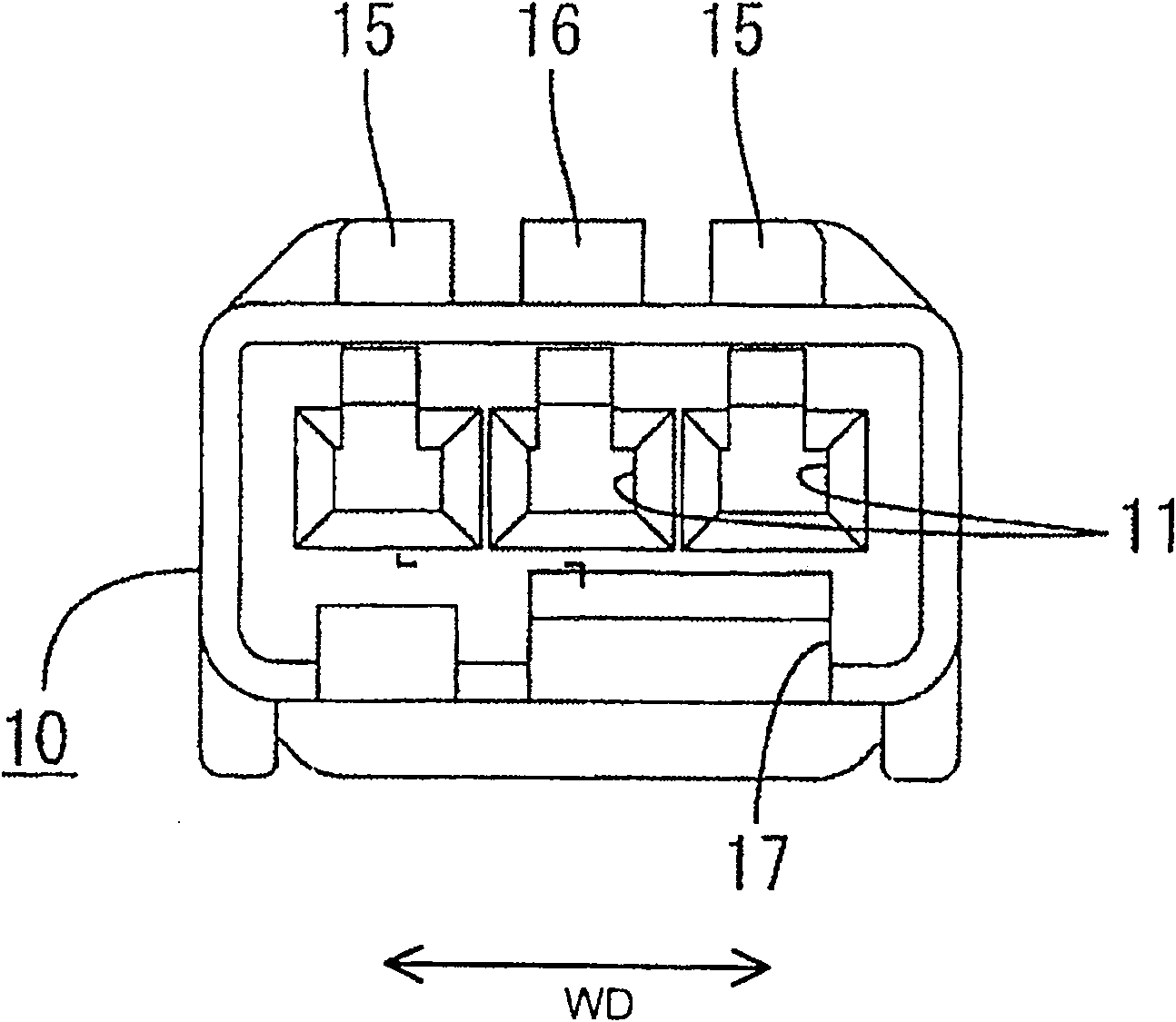 Connector and connector device