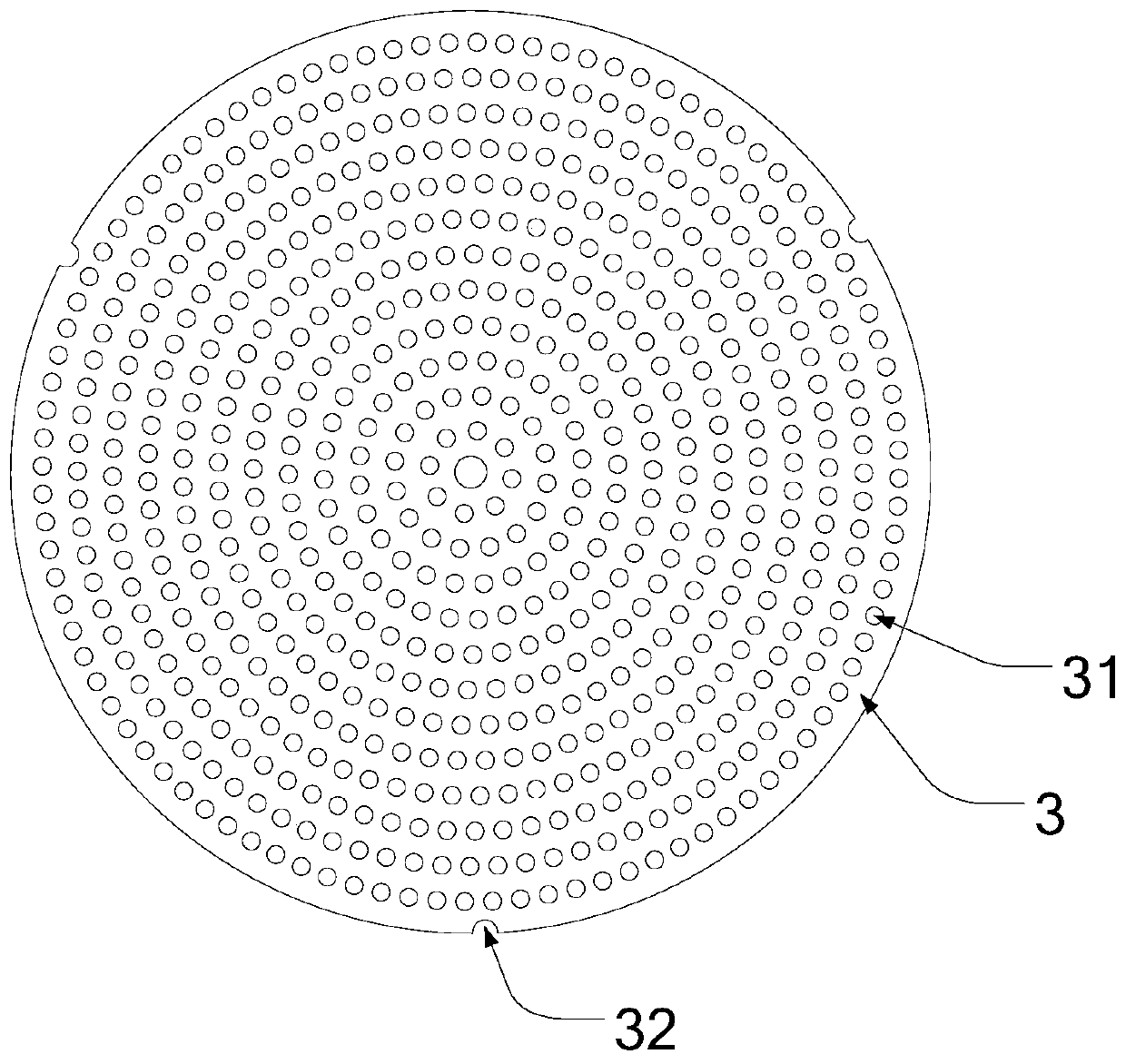 Device for implanting PP stones and method for implanting PP stones