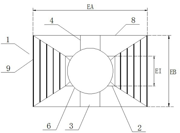Broadband high-gain double-ridge horn antenna with loaded dielectric lens