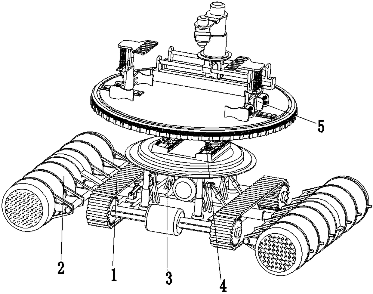 An amphibious and environment-friendly water quality monitoring automatic all-in-one machine