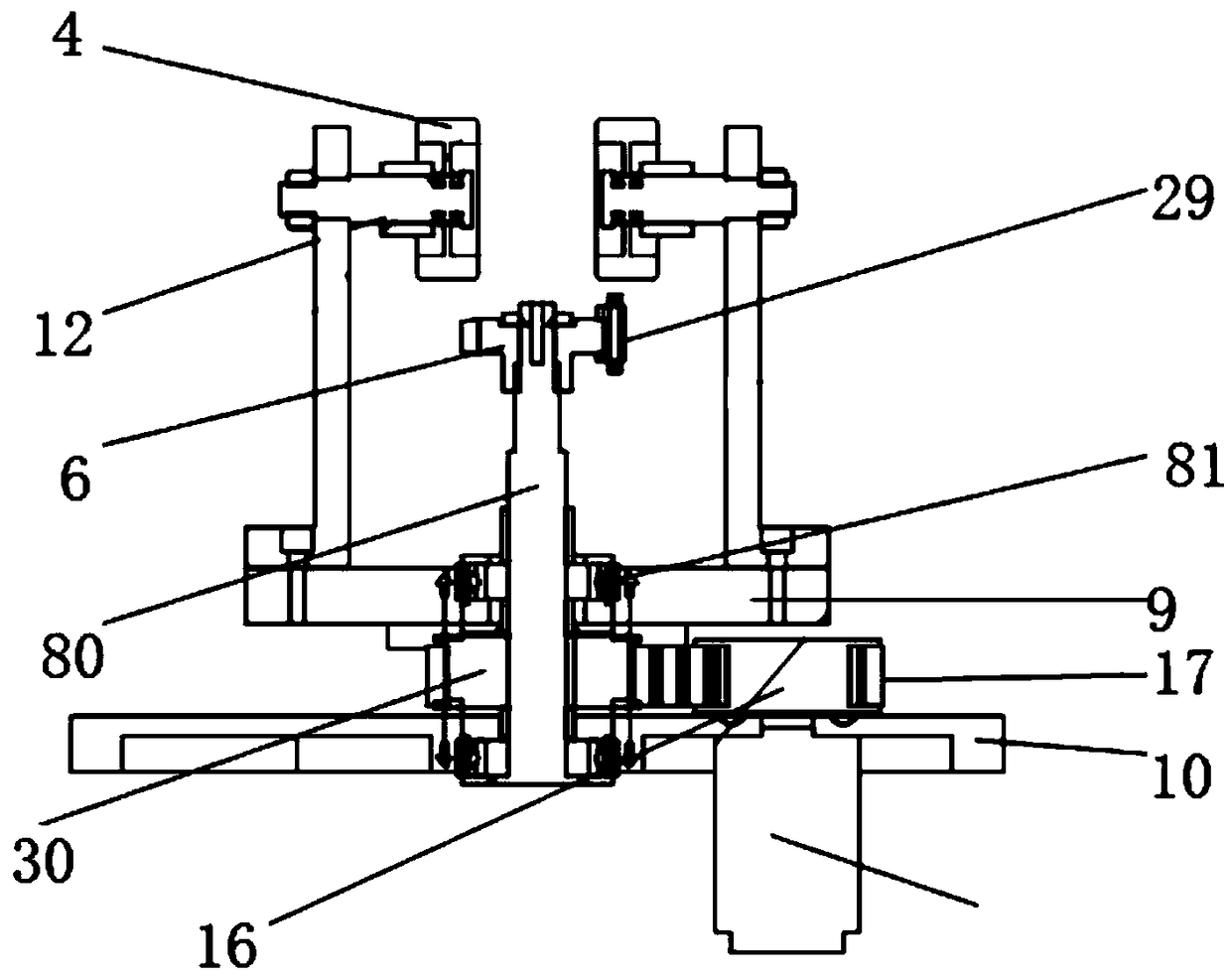 Electric trolley device for straight track or arc track