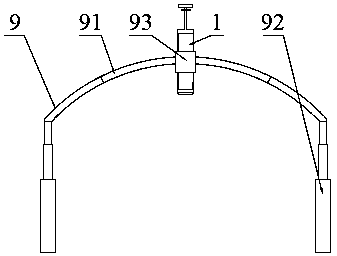 Balloon-type support device for laparoscopic surgery