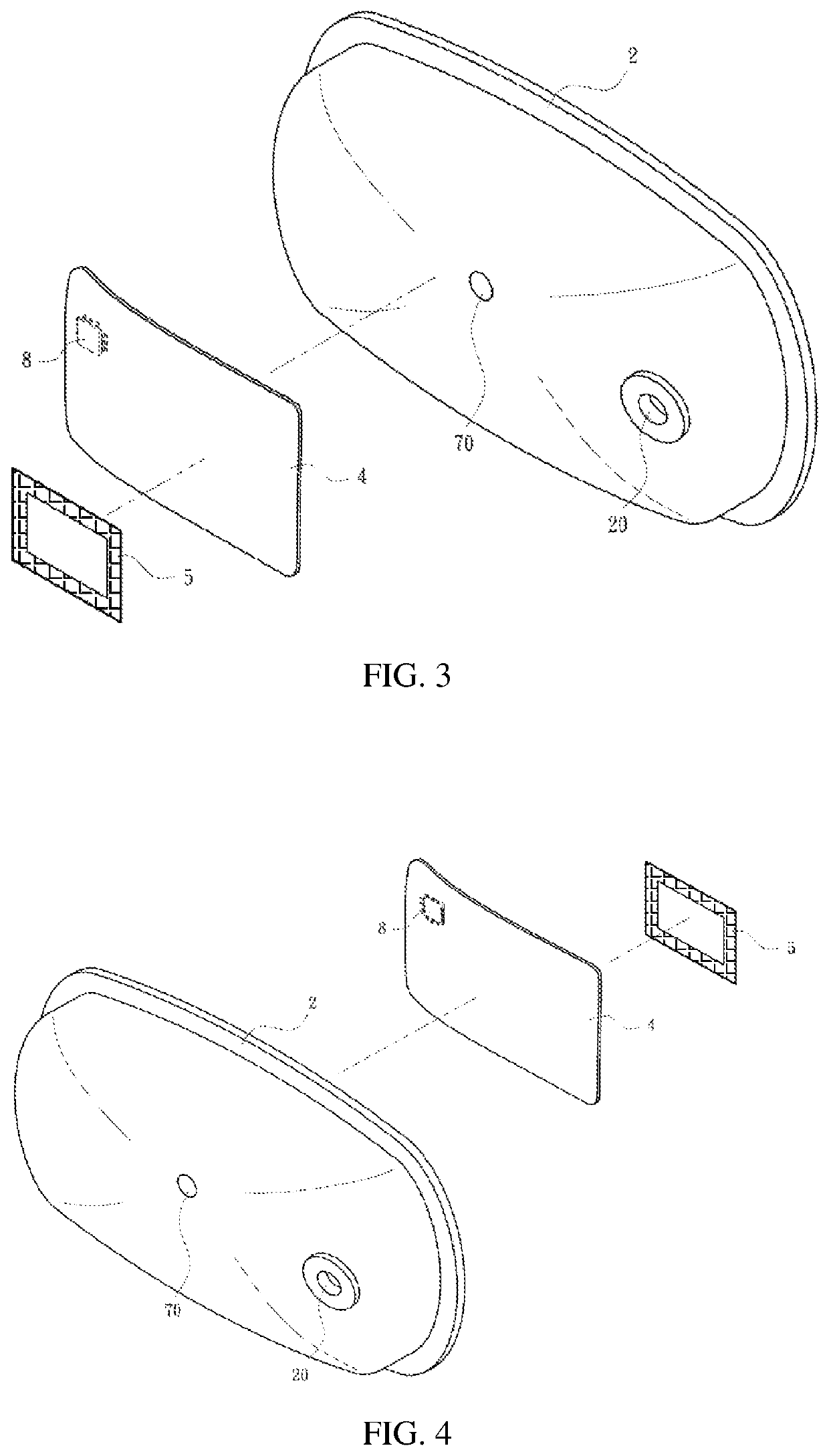 Capacitive sensing car-door pre-opening warning device based on a flexible printed circuit