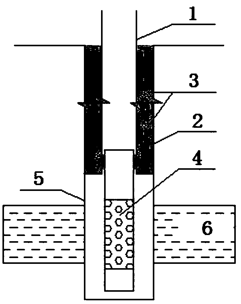 A drilling structure construction method that can increase the amount of uranium pumping and injection in ground leaching