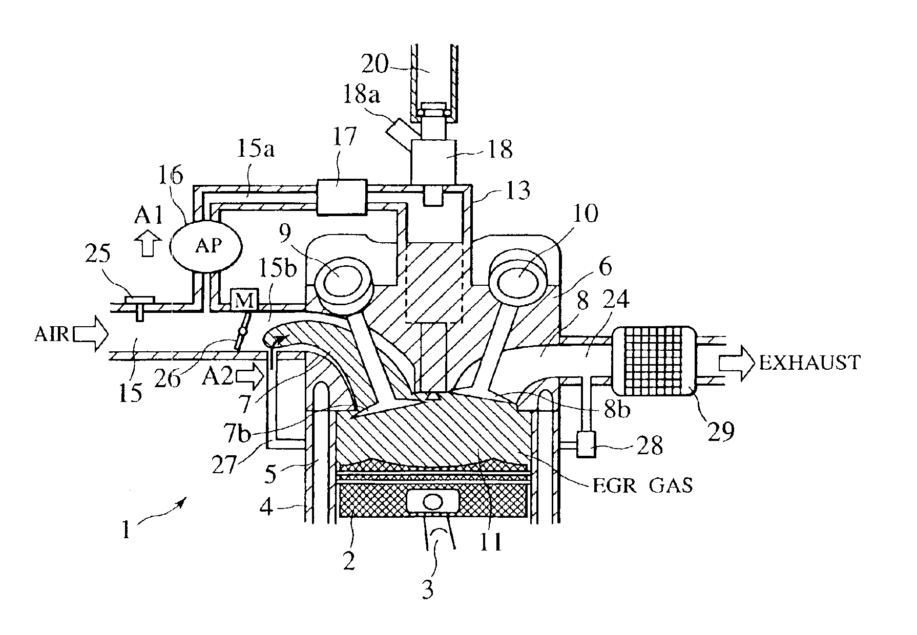 Control apparatus for internal combustion engine and control method for internal combustion engine combustion method for internal combustion engine and direct injection engine