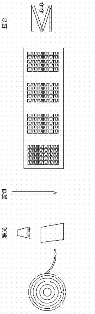 Method for once molding inner-layer line of multilayer flexible circuit board