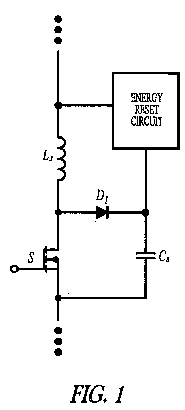 Passive lossless snubber cell for a power converter