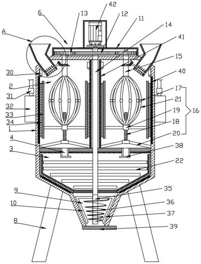 Reaction kettle for chemical production
