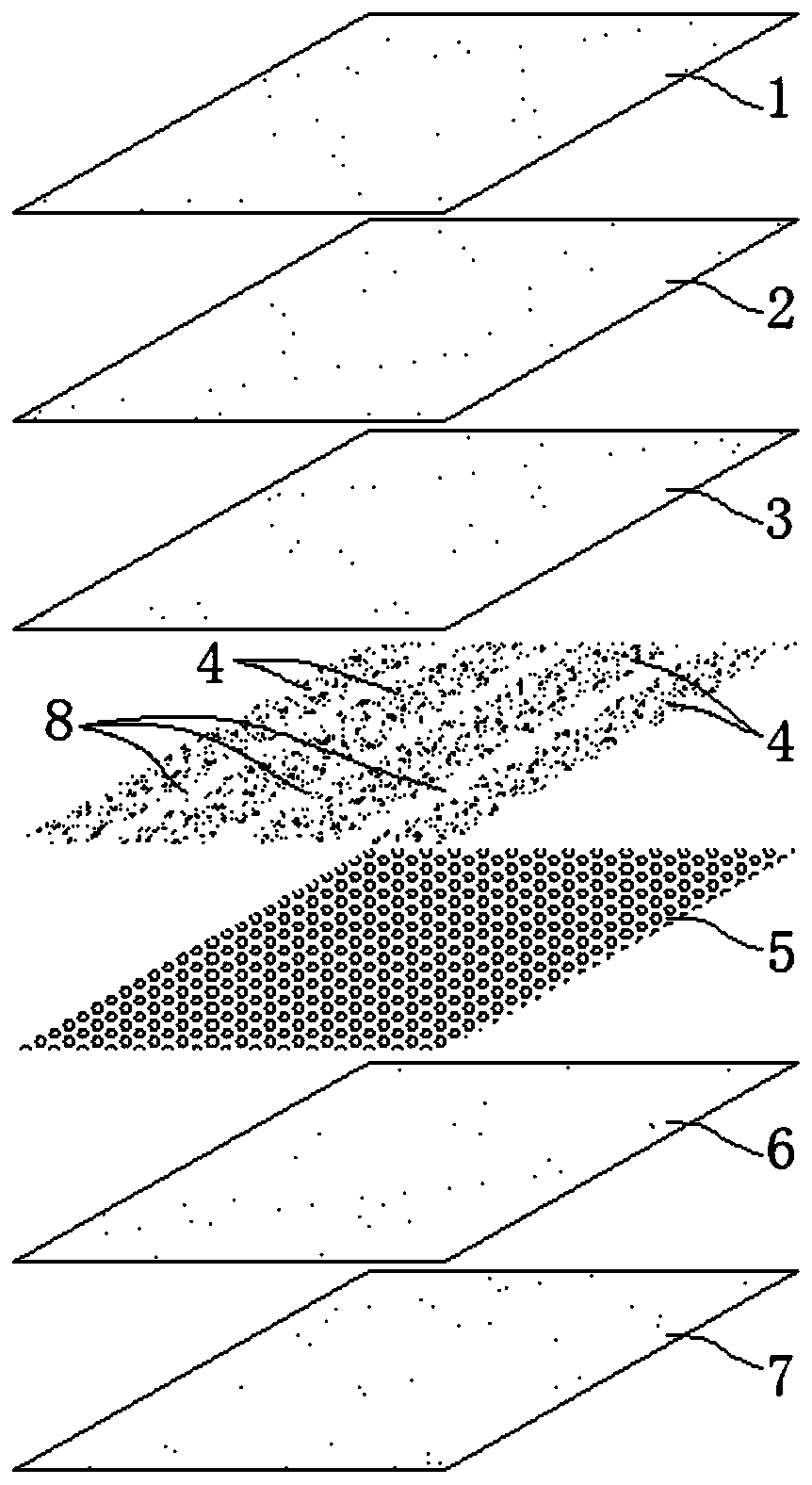 Water absorbing body care product and production technology thereof