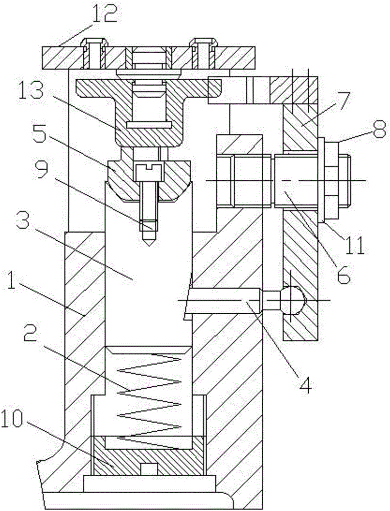 Clamping and auxiliary supporting linkage mechanism