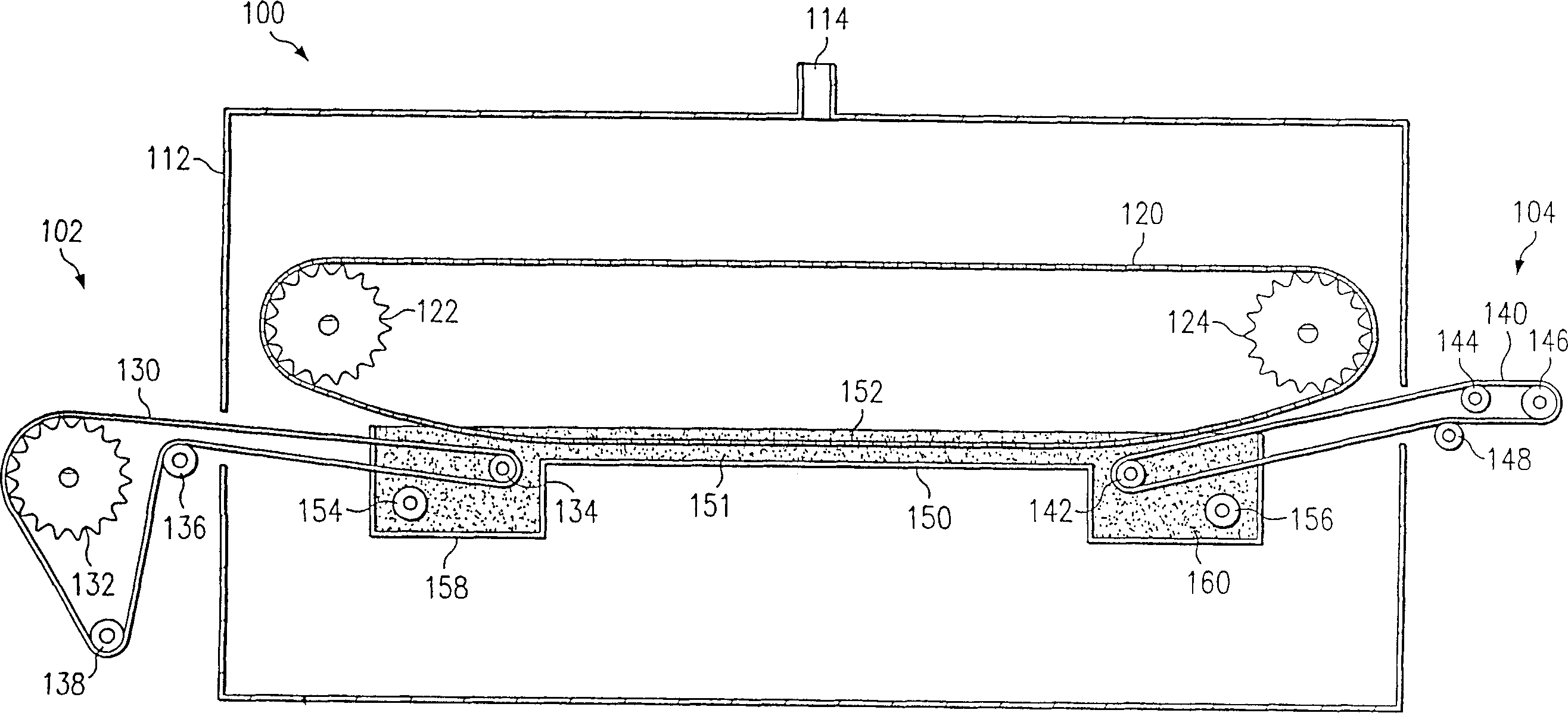 Single mold form fryer with product centering elements