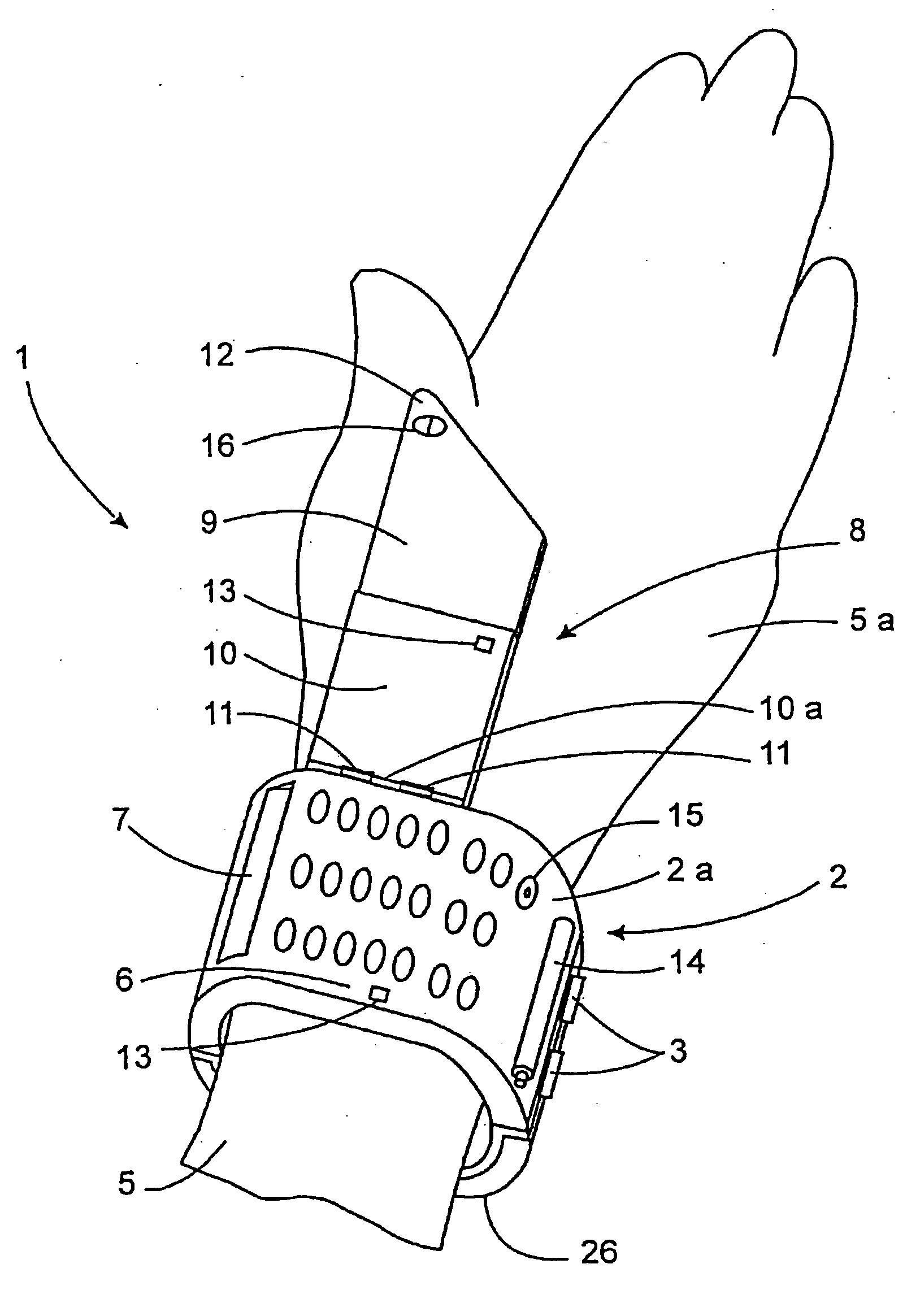 Wrist-mounted telephone device