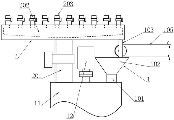 Extruded floating starter feed for marine fish fries and processing method of extruded floating starter feed