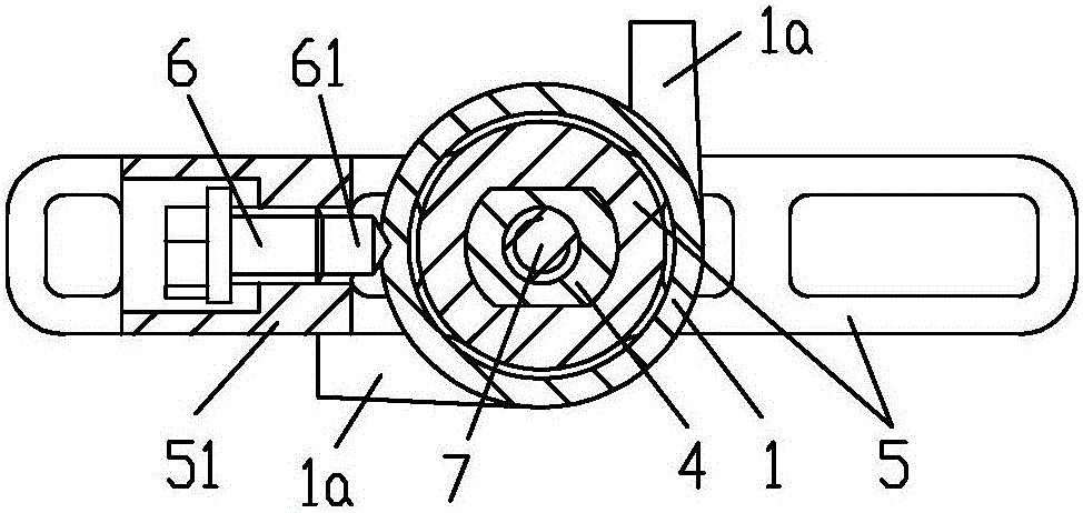 Lock control non-return joint ball valve