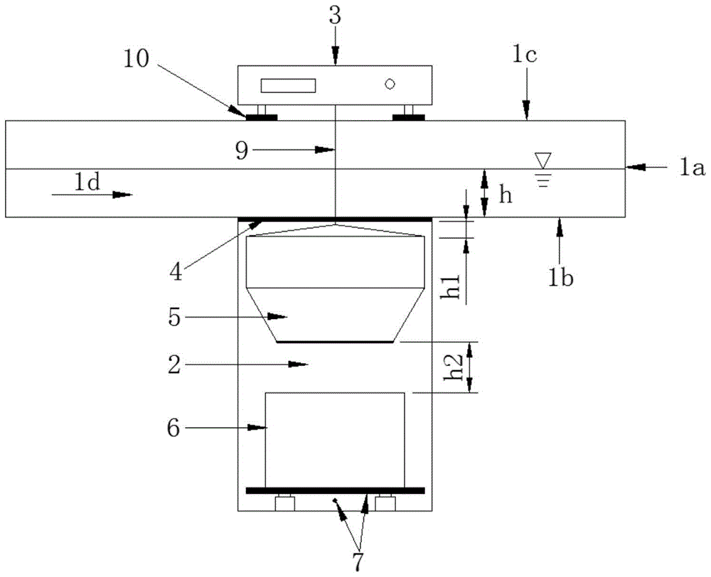 An uninterrupted measurement system for the mass-sediment rate in an open channel flume